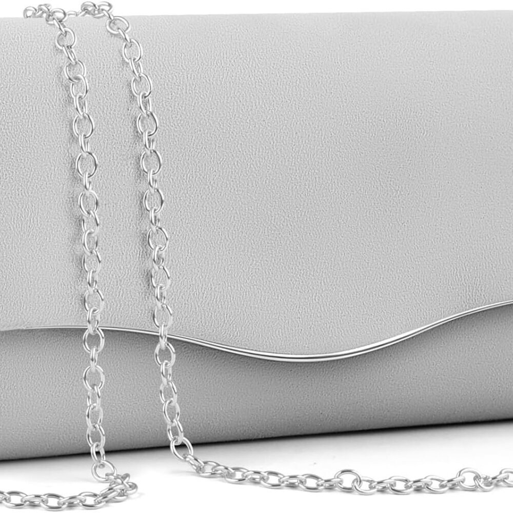 Clutch Purses for Women, Formal Evening Bags Suede Shoulder Envelope Party Handb